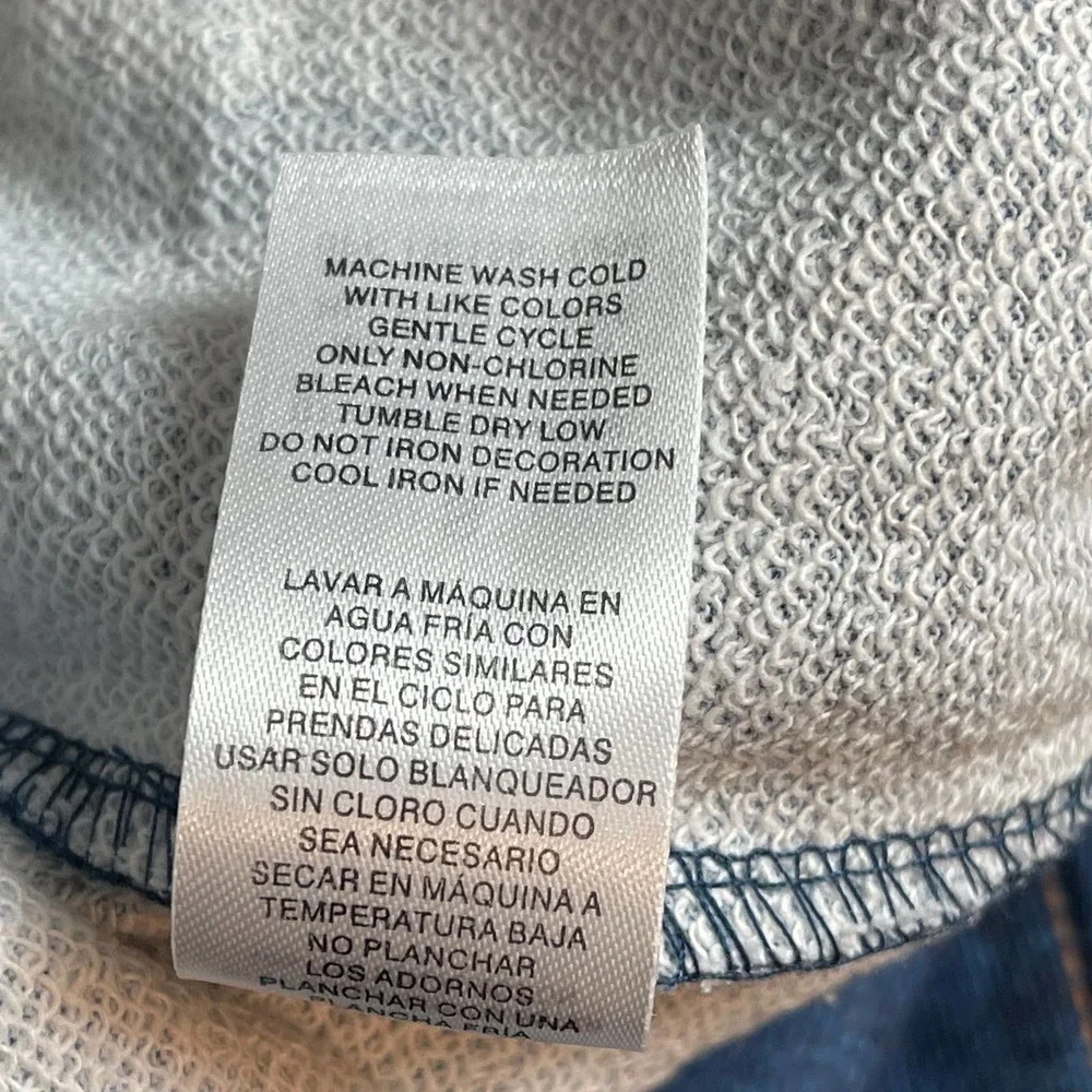 Wit & Wisdom High Waist French Terry Pants Blev-Blue Vintage Women's Size S NWT - Picture 9 of 12